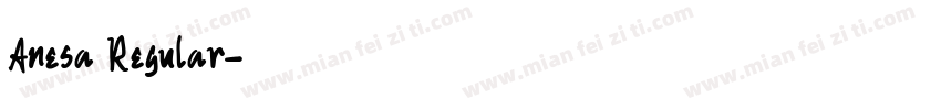 Anesa Regular字体转换